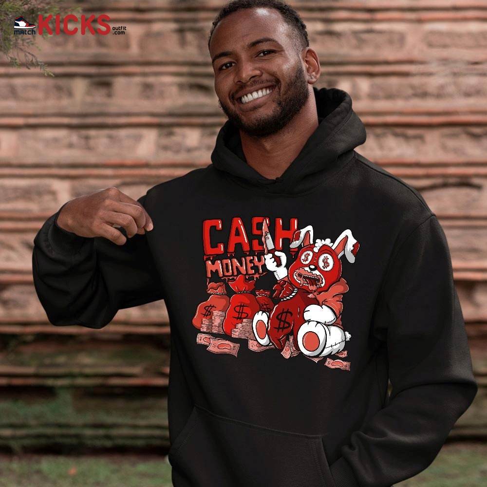 Cash Money Bear Sneaker Shirt Match 11 Varsity Red, Jordan 11 Retro Cherry MKO T-Shirt Cash Money Bear Sneaker Shirt Match 11 Varsity Red, Jordan 11 Retro Cherry MKO T-Shirt