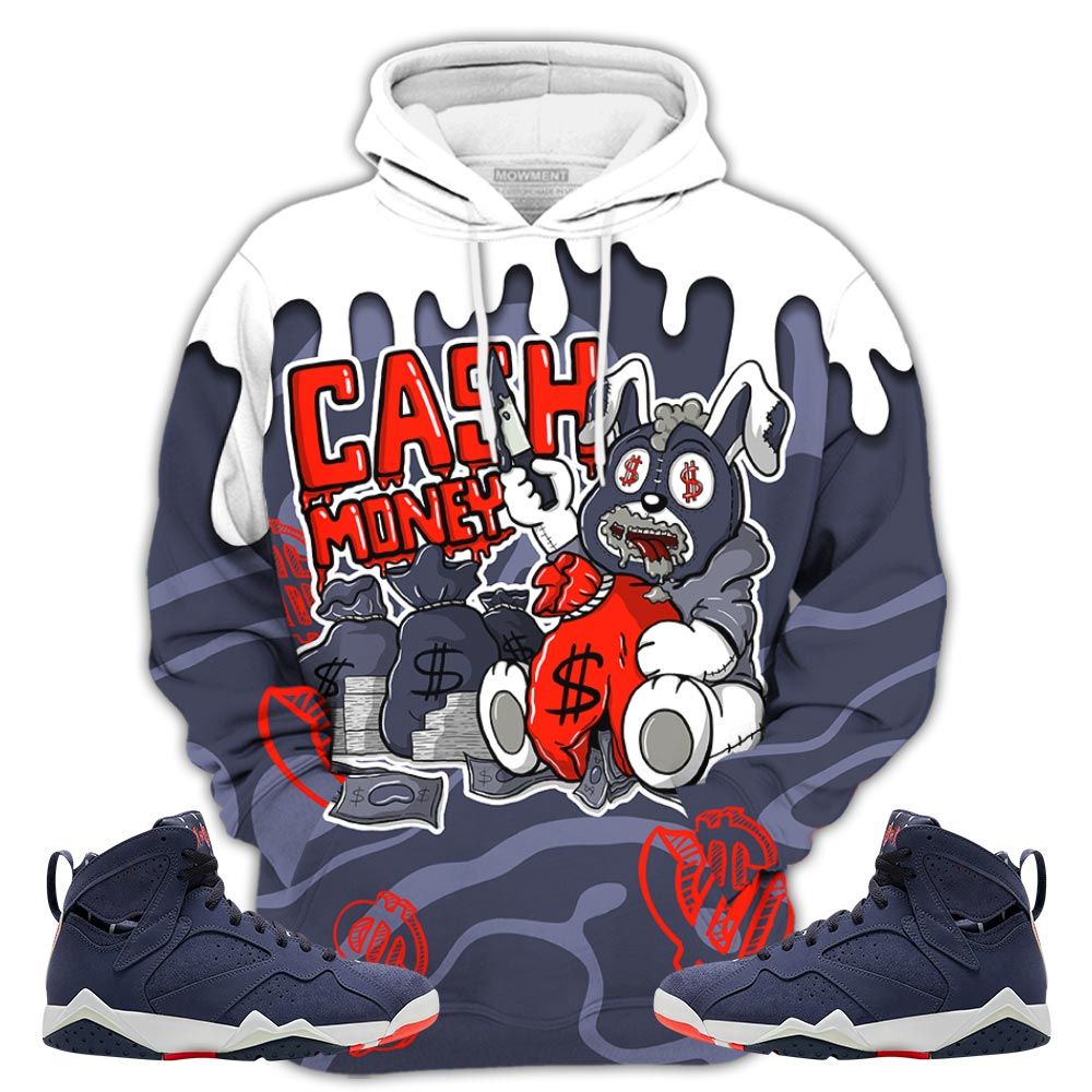 Cash Money Bear Sneaker Shirt Match 7 Neutral Indigo, Jordan 7 Quai 54 Hoodie Sweatshirt Tee All Over Print MKO Shirt Cash Money Bear Sneaker Shirt Match 7 Neutral Indigo, Jordan 7 Quai 54 Hoodie Sweatshirt Tee All Over Print MKO Shirt