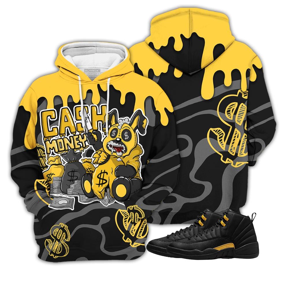 Cash Money Bear Sneaker Shirt Match Black Taxi 12S, Jordan 12 Retro Black Taxi Hoodie Sweatshirt Tee All Over Print MKO Shirt Cash Money Bear Sneaker Shirt Match Black Taxi 12S, Jordan 12 Retro Black Taxi Hoodie Sweatshirt Tee All Over Print MKO Shirt
