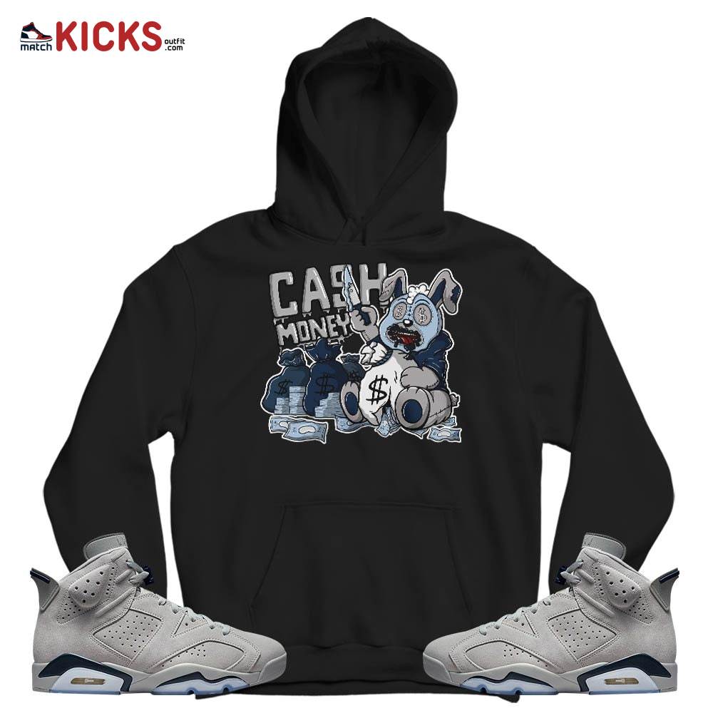 Cash Money Bear Sneaker Shirt Match Georgetown 6s, Jordan 6 Retro Georgetown MKO T-Shirt Cash Money Bear Sneaker Shirt Match Georgetown 6s, Jordan 6 Retro Georgetown MKO T-Shirt