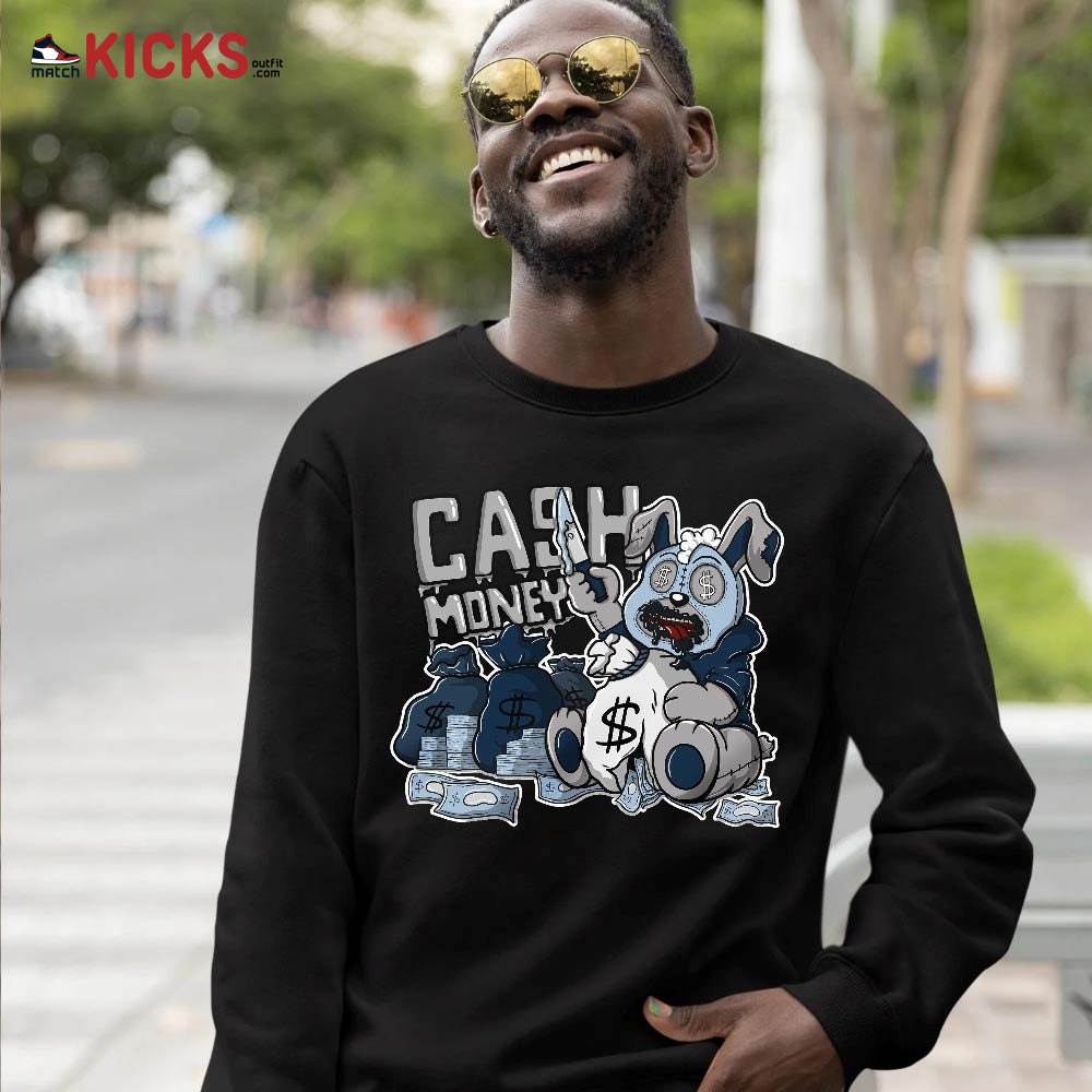 Cash Money Bear Sneaker Shirt Match Georgetown 6s, Jordan 6 Retro Georgetown MKO T-Shirt Cash Money Bear Sneaker Shirt Match Georgetown 6s, Jordan 6 Retro Georgetown MKO T-Shirt