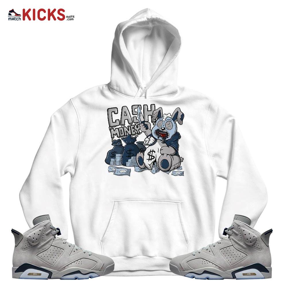 Cash Money Bear Sneaker Shirt Match Georgetown 6s, Jordan 6 Retro Georgetown MKO T-Shirt Cash Money Bear Sneaker Shirt Match Georgetown 6s, Jordan 6 Retro Georgetown MKO T-Shirt