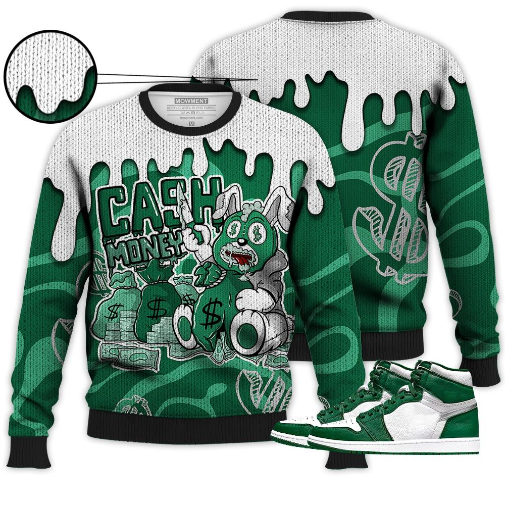 Cash Money Bear Sneaker Shirt Match High Gorge Green 1S, Jordan 1 Retro High Gorge Green Hoodie Sweatshirt Tee All Over Print MKO Shirt Cash Money Bear Sneaker Shirt Match High Gorge Green 1S, Jordan 1 Retro High Gorge Green Hoodie Sweatshirt Tee All Over Print MKO Shirt
