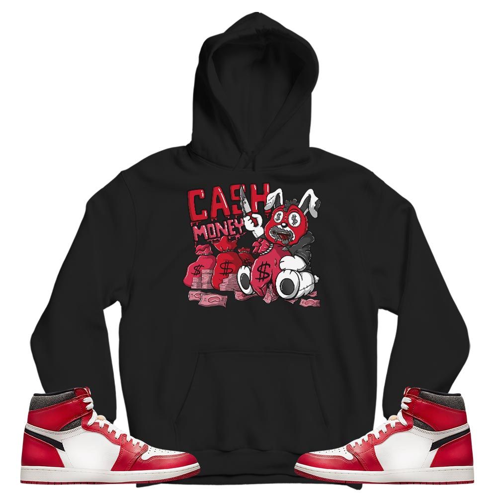 Cash Money Bear Sneaker Shirt Match High OG Chicago 1s, Jordan 1 Lost Found Chicago MKO T-Shirt