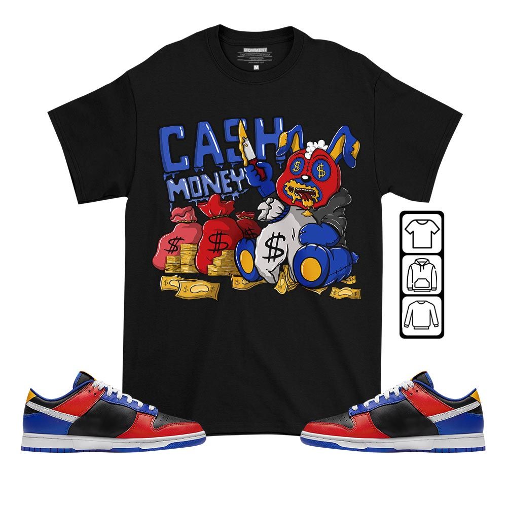 Cash Money Bear Sneaker Shirt Match Low TSU Tiger, Dunk Low TSU Tiger MKO T-Shirt Cash Money Bear Sneaker Shirt Match Low TSU Tiger, Dunk Low TSU Tiger MKO T-Shirt