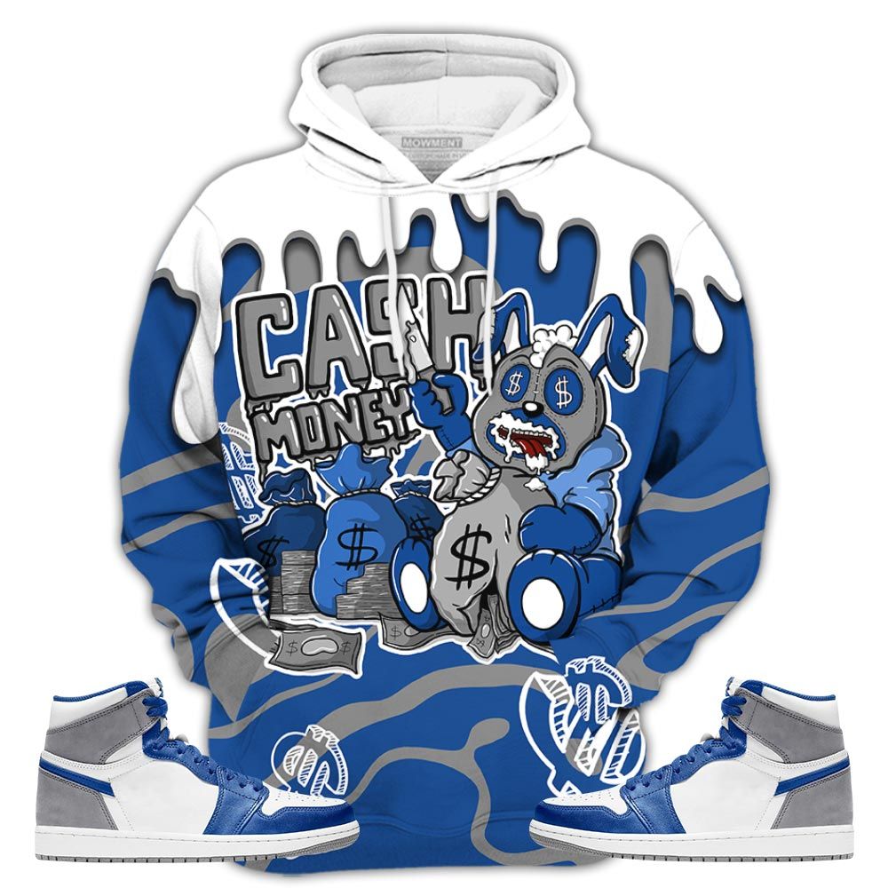 Cash Money Bear Sneaker Shirt Match True Blue 1S, Jordan 1 High Og True Blue Hoodie Sweatshirt Tee All Over Print MKO Shirt Cash Money Bear Sneaker Shirt Match True Blue 1S, Jordan 1 High Og True Blue Hoodie Sweatshirt Tee All Over Print MKO Shirt