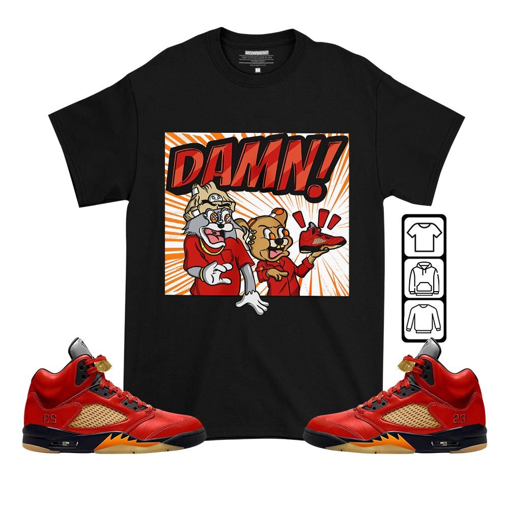 Cat And Mouse Damn Sneaker Shirt Match 5 Dunk On Mars, Jordan 5 Mars For Her MKO T-Shirt Cat And Mouse Damn Sneaker Shirt Match 5 Dunk On Mars, Jordan 5 Mars For Her MKO T-Shirt