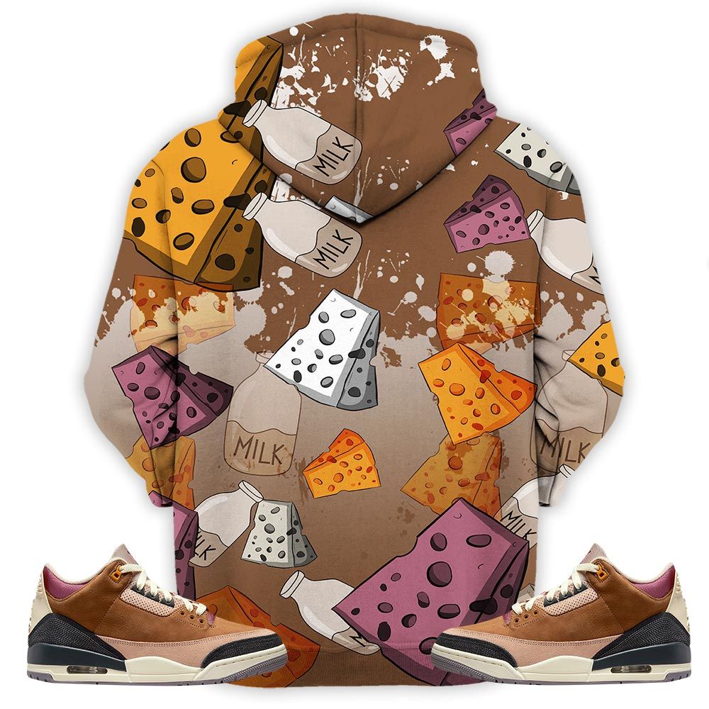 Cat And Mouse Damn Sneaker Shirt Match Archaeo Brown 3S, Jordan 3 Archaeo Brown Hoodie Sweatshirt Tee All Over Print MKO Shirt