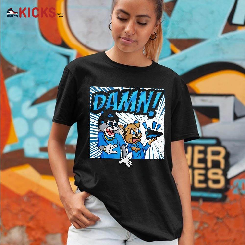 Cat And Mouse Damn Sneaker Shirt Match Black University Blue 13s, Jordan 13 Black University Blue 2022 MKO T-Shirt Cat And Mouse Damn Sneaker Shirt Match Black University Blue 13s, Jordan 13 Black University Blue 2022 MKO T-Shirt