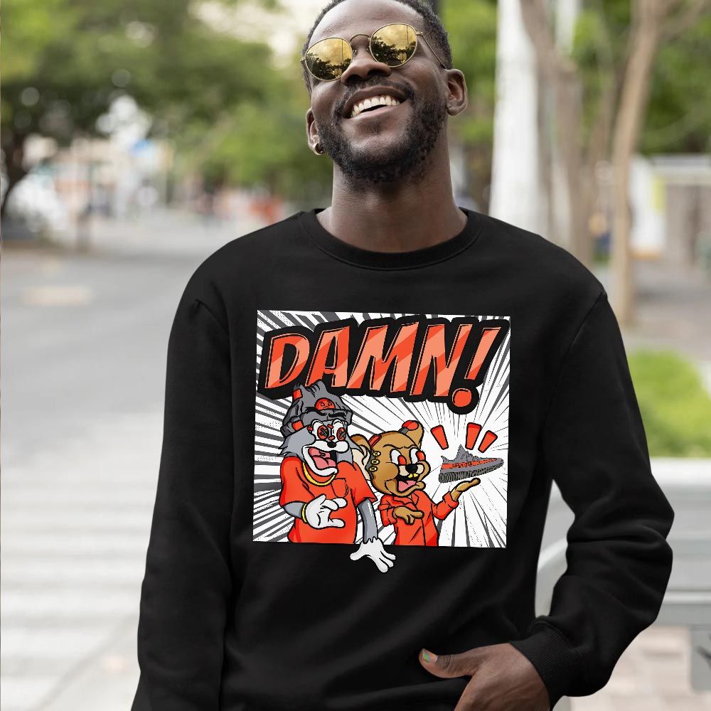 Cat And Mouse Damn Sneaker Shirt Match Boots 350 V2 Dark Beluga, Yeezy 350 V2 Carbon Beluga MKO T-Shirt Cat And Mouse Damn Sneaker Shirt Match Boots 350 V2 Dark Beluga, Yeezy 350 V2 Carbon Beluga MKO T-Shirt