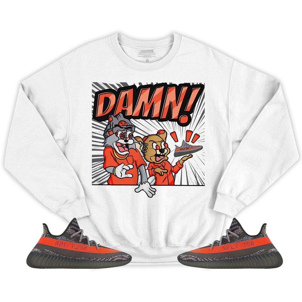 Cat And Mouse Damn Sneaker Shirt Match Boots 350 V2 Dark Beluga, Yeezy 350 V2 Carbon Beluga MKO T-Shirt Cat And Mouse Damn Sneaker Shirt Match Boots 350 V2 Dark Beluga, Yeezy 350 V2 Carbon Beluga MKO T-Shirt