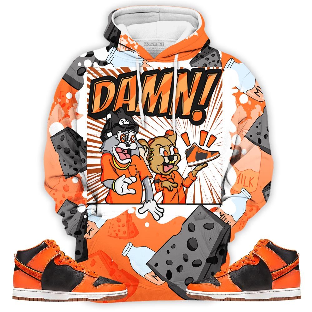 Cat And Mouse Damn Sneaker Shirt Match Dunk Black Orange, Dunk High Gs Safety Orange Hoodie Sweatshirt Tee All Over Print MKO Shirt Cat And Mouse Damn Sneaker Shirt Match Dunk Black Orange, Dunk High Gs Safety Orange Hoodie Sweatshirt Tee All Over Print MKO Shirt