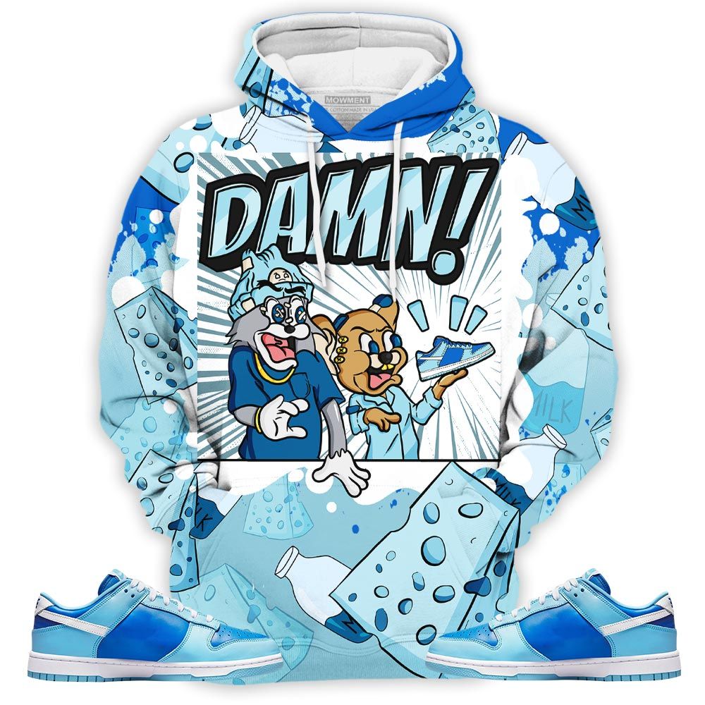 Cat And Mouse Damn Sneaker Shirt Match Dunk Low Argon 2022, Dunk Low Argon Hoodie Sweatshirt Tee All Over Print MKO Shirt