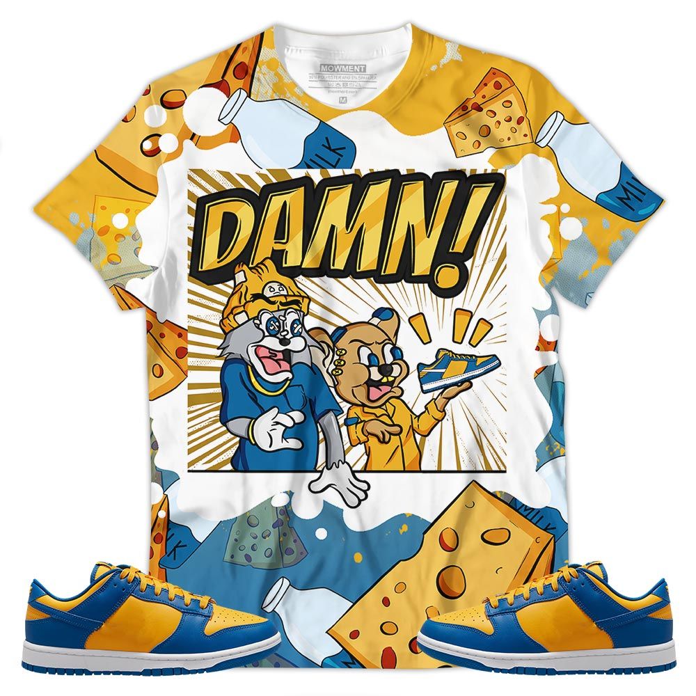 Cat And Mouse Damn Sneaker Shirt Match Dunk Low Blue Yellow, Dunk Low Blue Jay Hoodie Sweatshirt Tee All Over Print MKO Shirt Cat And Mouse Damn Sneaker Shirt Match Dunk Low Blue Yellow, Dunk Low Blue Jay Hoodie Sweatshirt Tee All Over Print MKO Shirt