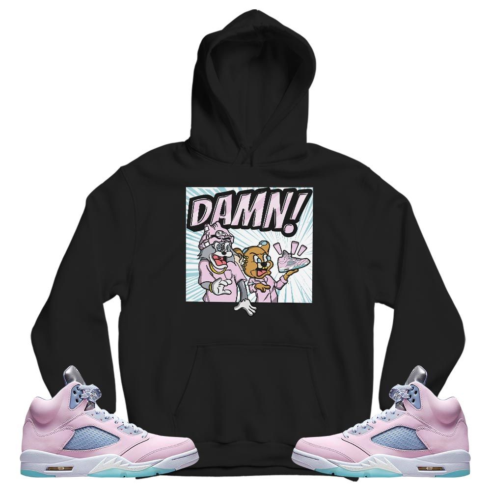 Cat And Mouse Damn Sneaker Shirt Match Easter 5s, Jordan 5 Retro Easter MKO T-Shirt