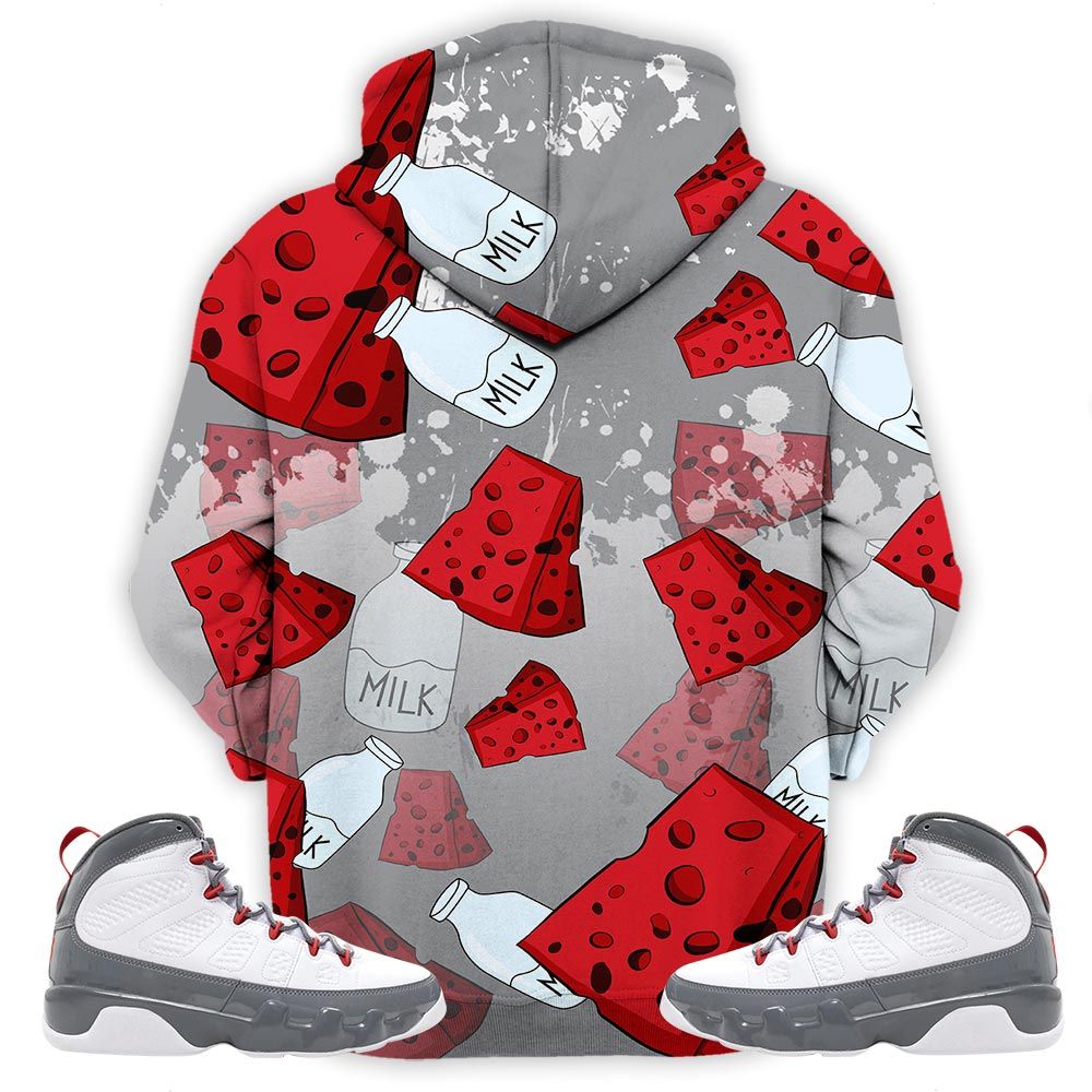 Cat And Mouse Damn Sneaker Shirt Match Fire Red 9S, Jordan 9 Retro Fire Red Hoodie Sweatshirt Tee All Over Print MKO Shirt