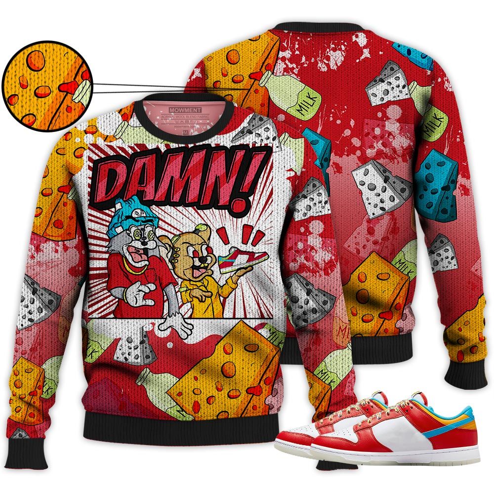 Cat And Mouse Damn Sneaker Shirt Match Fruity Pebbles Shoes, Dunk Low Fruity Pebbles Hoodie Sweatshirt Tee All Over Print MKO Shirt Cat And Mouse Damn Sneaker Shirt Match Fruity Pebbles Shoes, Dunk Low Fruity Pebbles Hoodie Sweatshirt Tee All Over Print MKO Shirt