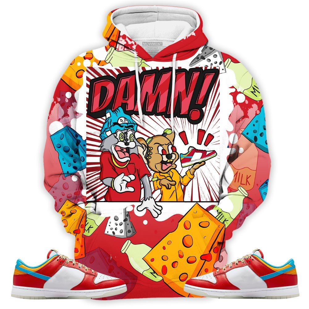 Cat And Mouse Damn Sneaker Shirt Match Fruity Pebbles Shoes, Dunk Low Fruity Pebbles Hoodie Sweatshirt Tee All Over Print MKO Shirt Cat And Mouse Damn Sneaker Shirt Match Fruity Pebbles Shoes, Dunk Low Fruity Pebbles Hoodie Sweatshirt Tee All Over Print MKO Shirt