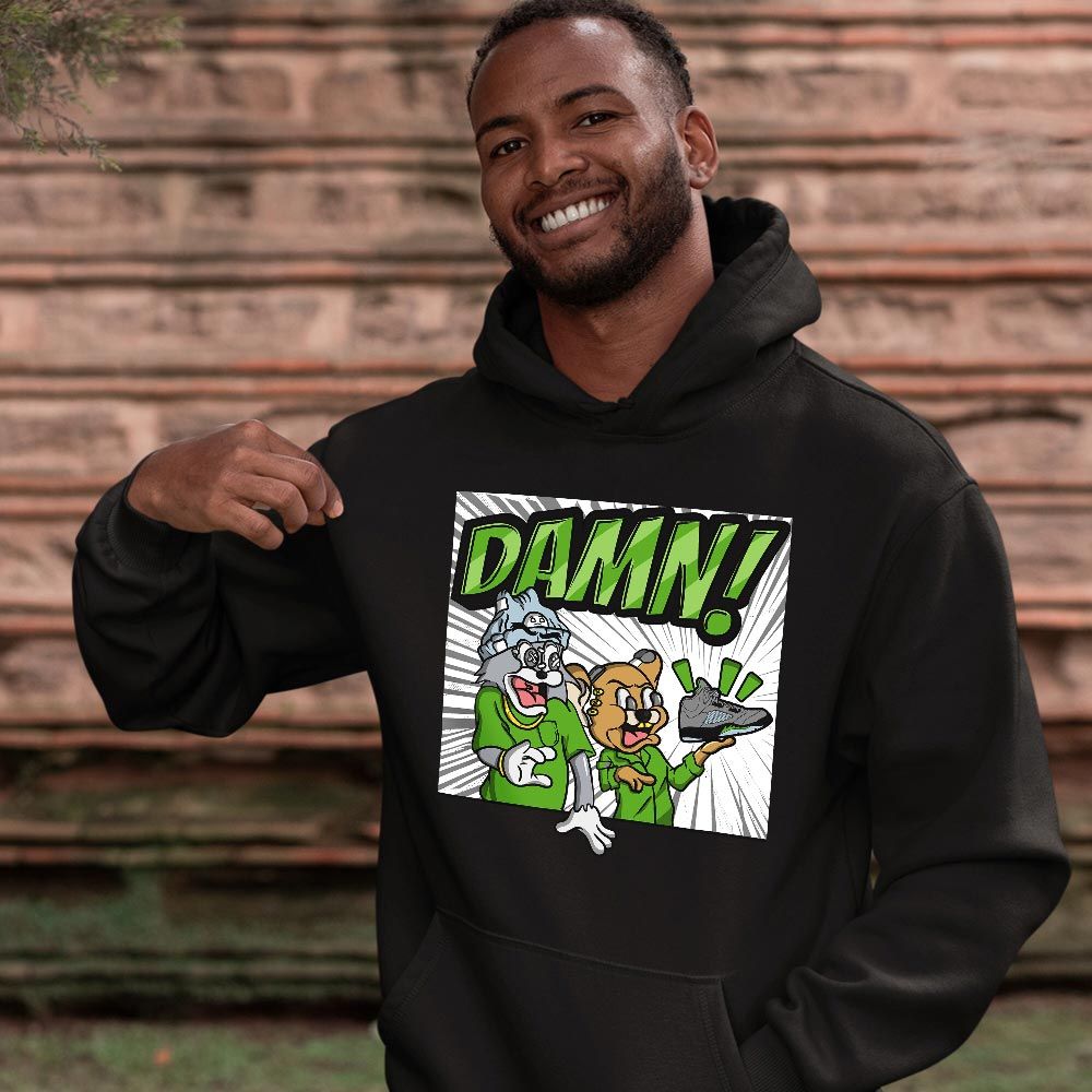 Cat And Mouse Damn Sneaker Shirt Match Green Bean 5s, Jordan 5 Retro Green Bean MKO T-Shirt Cat And Mouse Damn Sneaker Shirt Match Green Bean 5s, Jordan 5 Retro Green Bean MKO T-Shirt