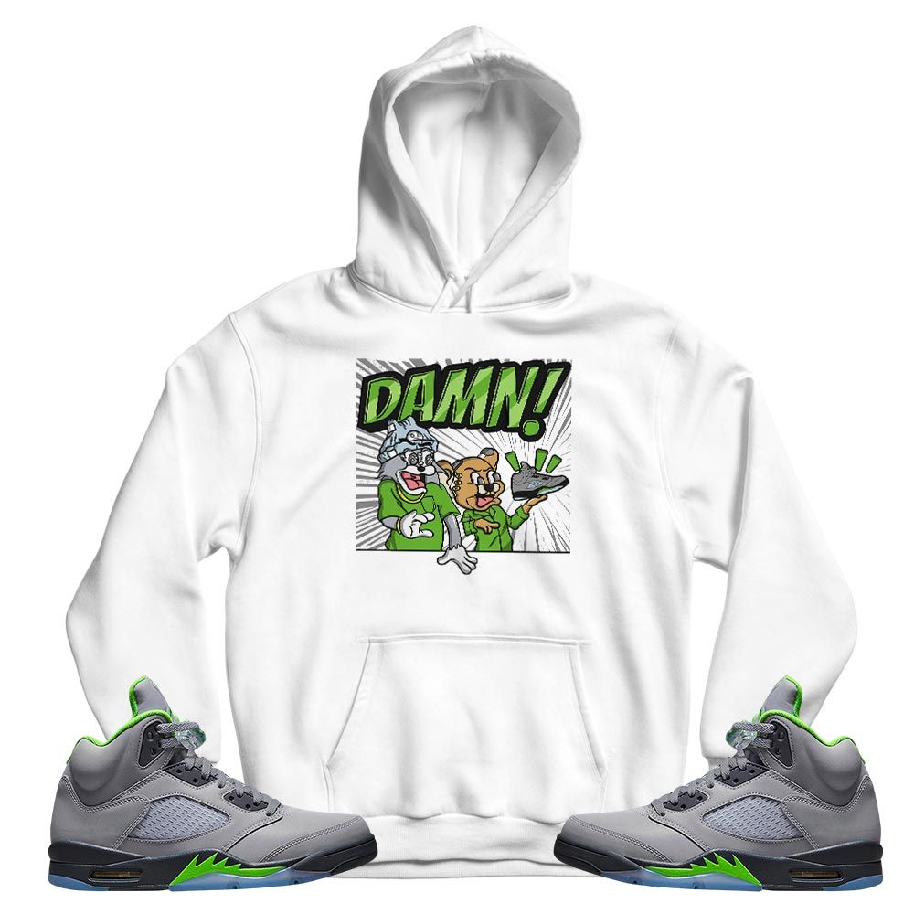 Cat And Mouse Damn Sneaker Shirt Match Green Bean 5s, Jordan 5 Retro Green Bean MKO T-Shirt Cat And Mouse Damn Sneaker Shirt Match Green Bean 5s, Jordan 5 Retro Green Bean MKO T-Shirt