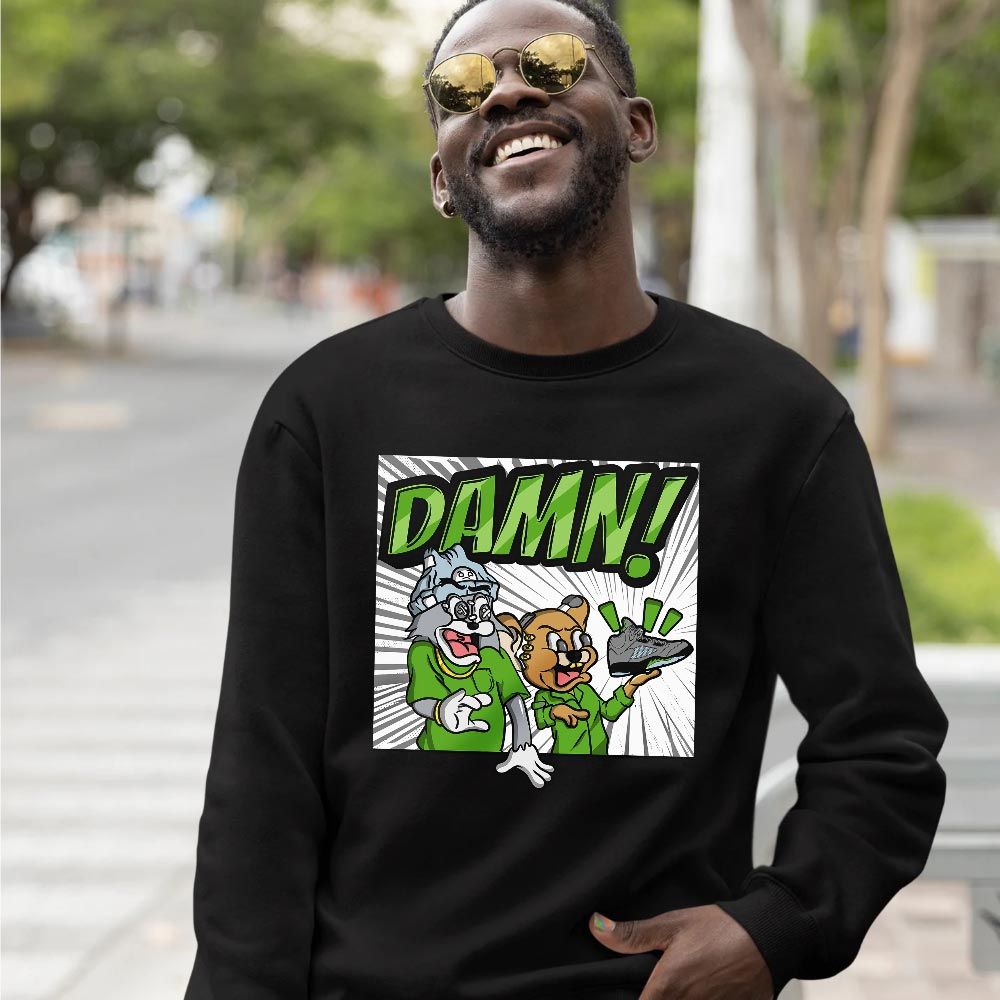 Cat And Mouse Damn Sneaker Shirt Match Green Bean 5s, Jordan 5 Retro Green Bean MKO T-Shirt Cat And Mouse Damn Sneaker Shirt Match Green Bean 5s, Jordan 5 Retro Green Bean MKO T-Shirt