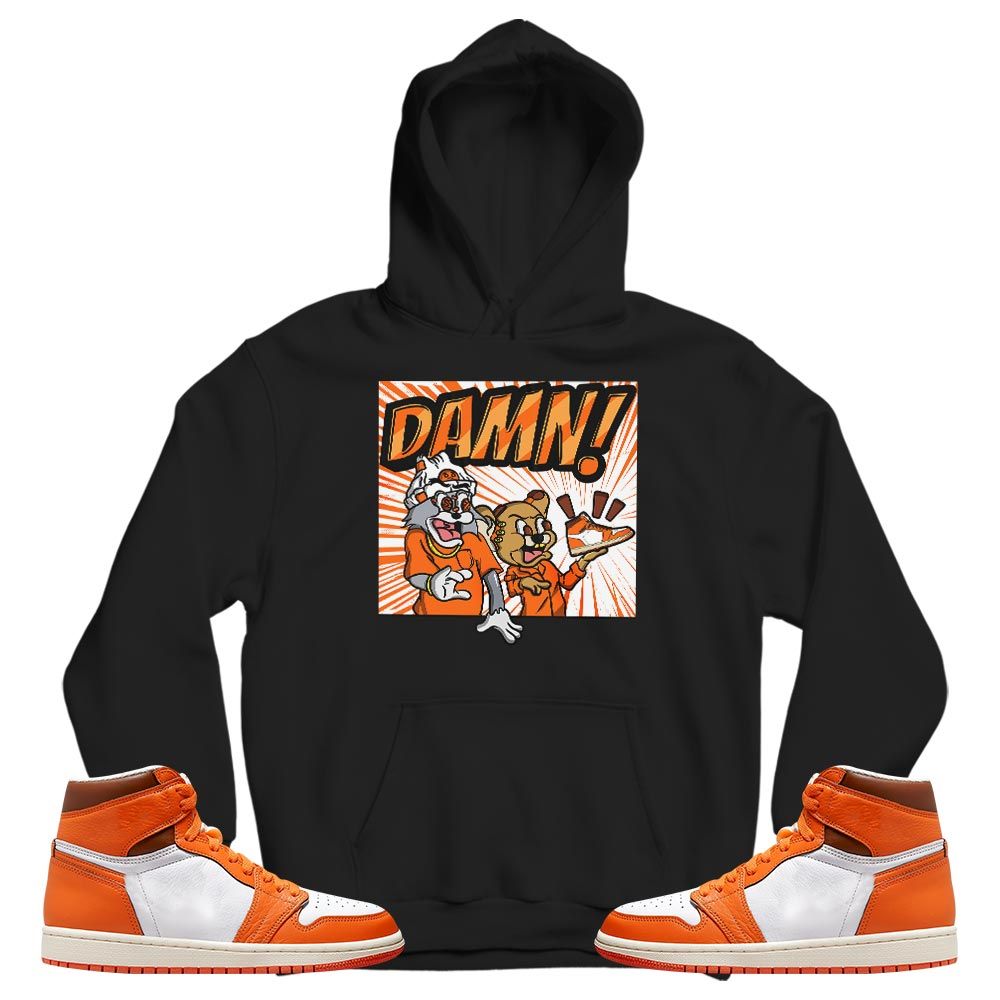Cat And Mouse Damn Sneaker Shirt Match High OG Starfish 1s, Jordan 1 Retro High OG Starfish MKO T-Shirt