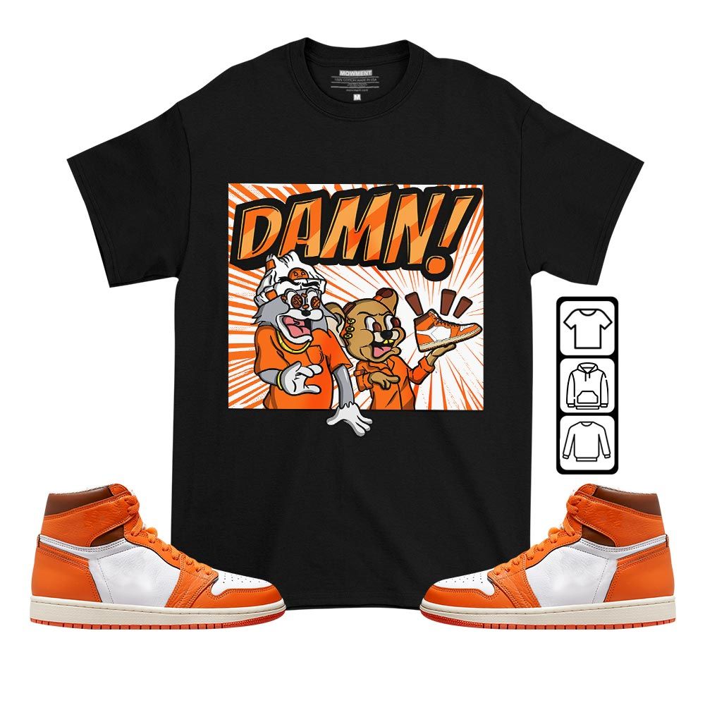 Cat And Mouse Damn Sneaker Shirt Match High OG Starfish 1s, Jordan 1 Retro High OG Starfish MKO T-Shirt Cat And Mouse Damn Sneaker Shirt Match High OG Starfish 1s, Jordan 1 Retro High OG Starfish MKO T-Shirt
