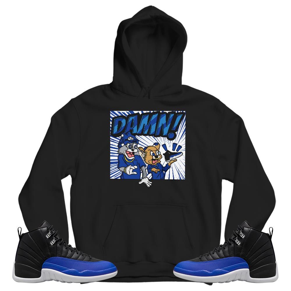Cat And Mouse Damn Sneaker Shirt Match Hyper Royal 12s, Jordan 12 Hyper Royal MKO T-Shirt
