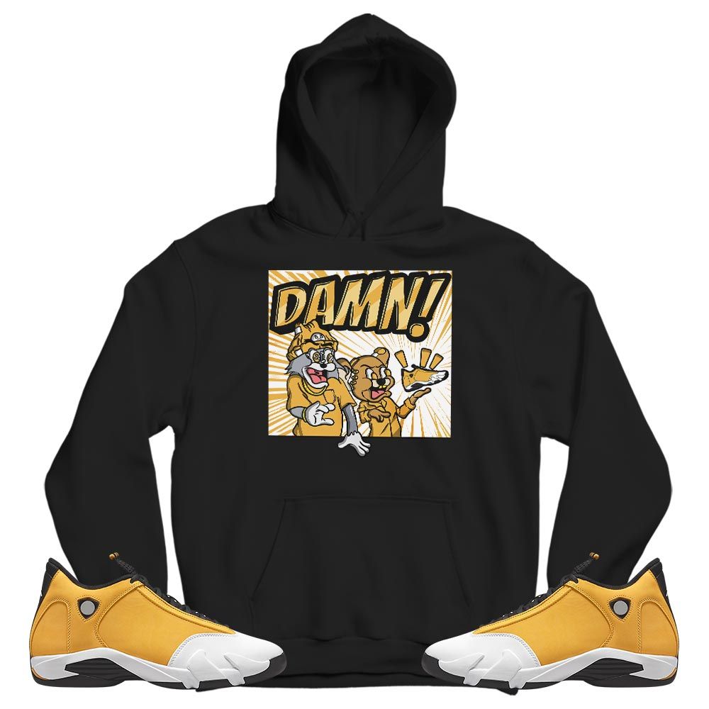 Cat And Mouse Damn Sneaker Shirt Match Light Ginger 14s, Jordan 14 Retro Light Ginger MKO T-Shirt