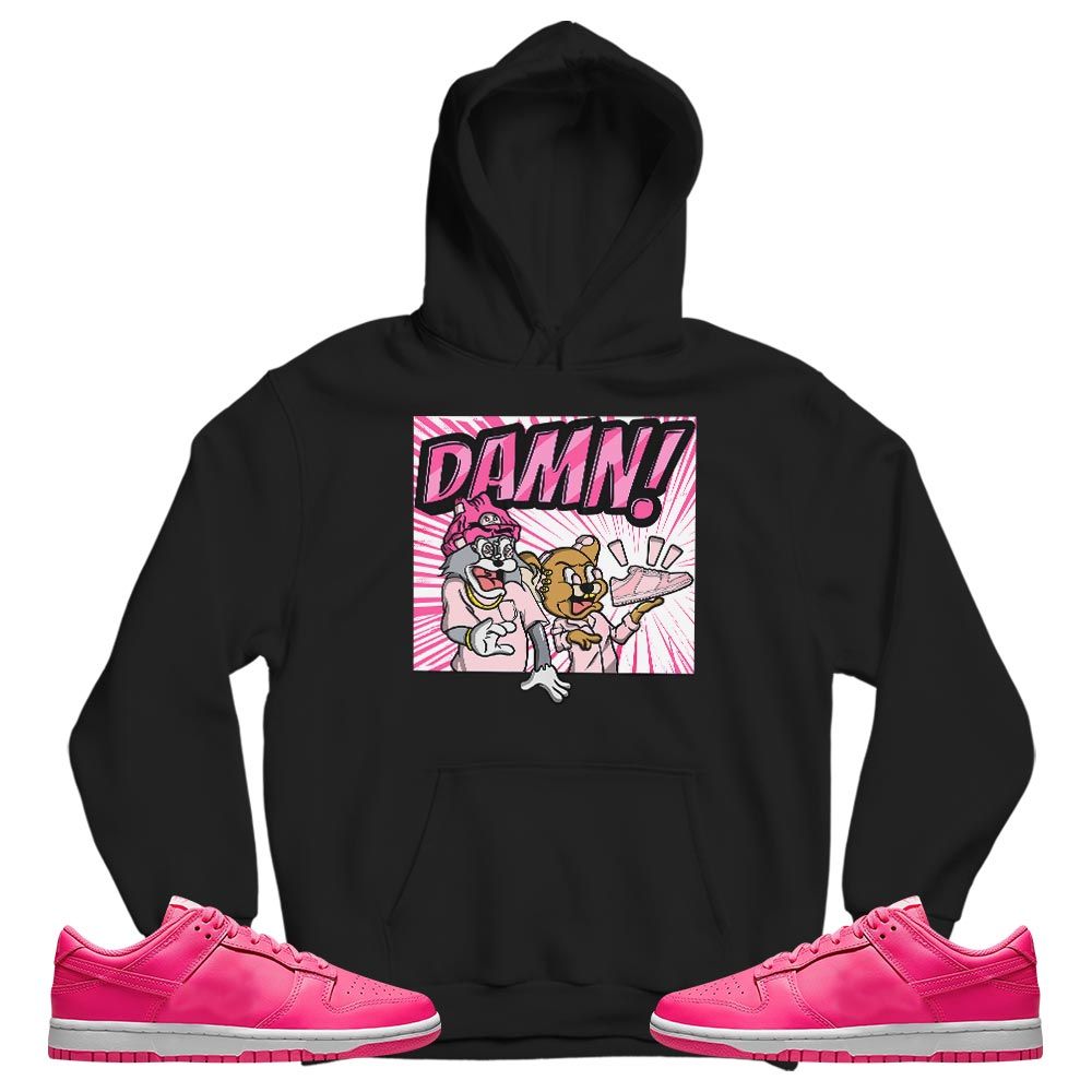 Cat And Mouse Damn Sneaker Shirt Match Low Triple Pink, Dunk Low Triple Pink MKO T-Shirt