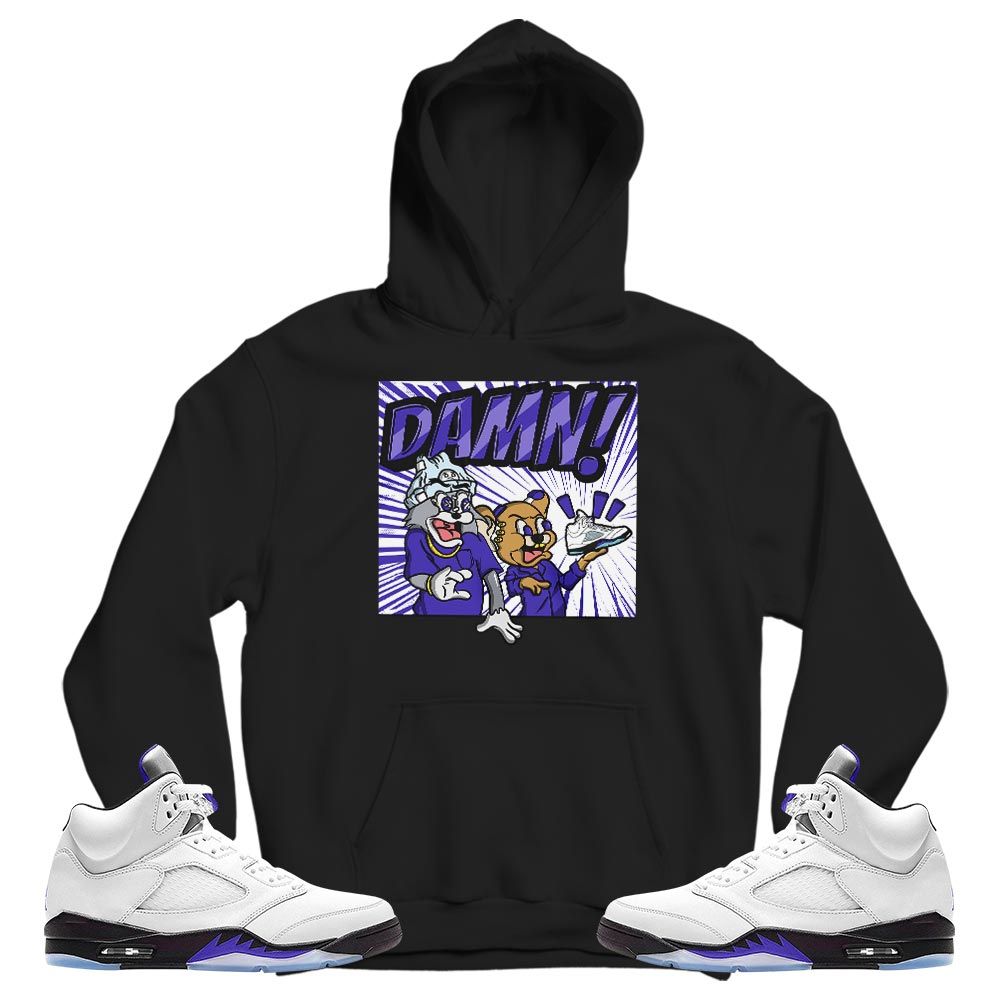 Cat And Mouse Damn Sneaker Shirt Match Retro Concord 5s, Jordan 5 Retro Concord MKO T-Shirt