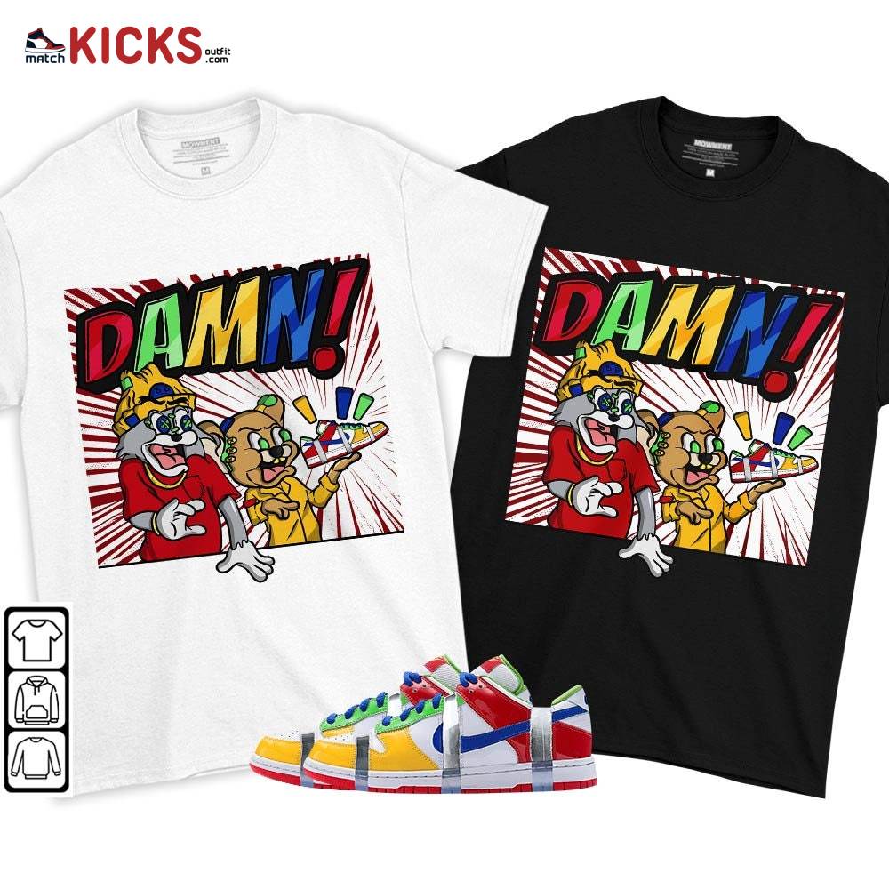 Cat And Mouse Damn Sneaker Shirt Match SB Dunk Low eBay, SB Dunk Low Sandy MKO T-Shirt