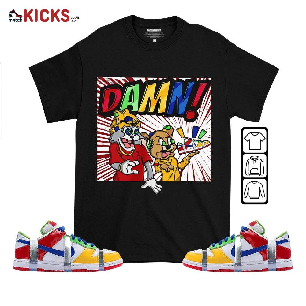 Cat And Mouse Damn Sneaker Shirt Match SB Dunk Low eBay, SB Dunk Low Sandy MKO T-Shirt