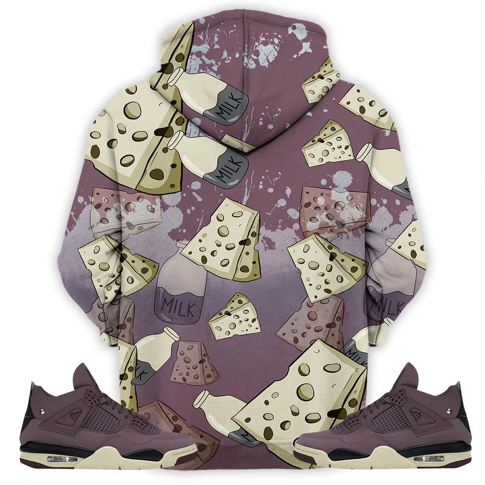 Cat And Mouse Damn Sneaker Shirt Match Violet Ore 4S, Jordan 4 A Ma Maniere Violet Ore Hoodie Sweatshirt Tee All Over Print MKO Shirt