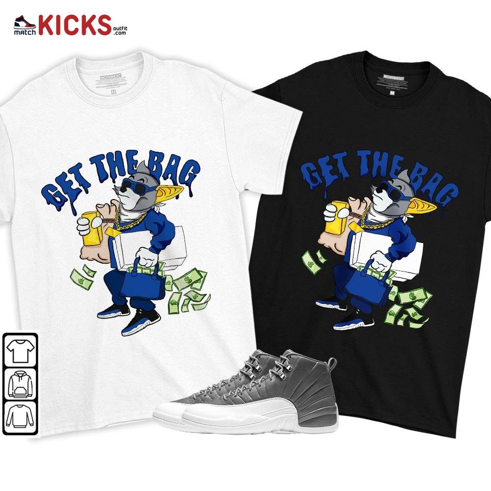 Cat Get The Bag Sneaker Shirt Match Retro Stealth 12s, Jordan 12 Retro Stealth MKO T-Shirt Cat Get The Bag Sneaker Shirt Match Retro Stealth 12s, Jordan 12 Retro Stealth MKO T-Shirt