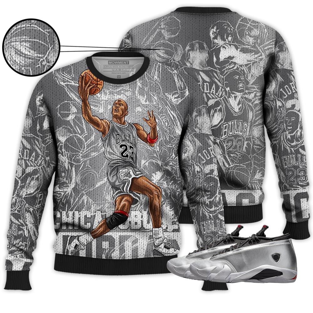 Chicago Superstar Sneaker Shirt Match 14 Low Metallic Silver, Jordan 14 Metallic Silver Hoodie Sweatshirt Tee All Over Print MKO Shirt Chicago Superstar Sneaker Shirt Match 14 Low Metallic Silver, Jordan 14 Metallic Silver Hoodie Sweatshirt Tee All Over Print MKO Shirt