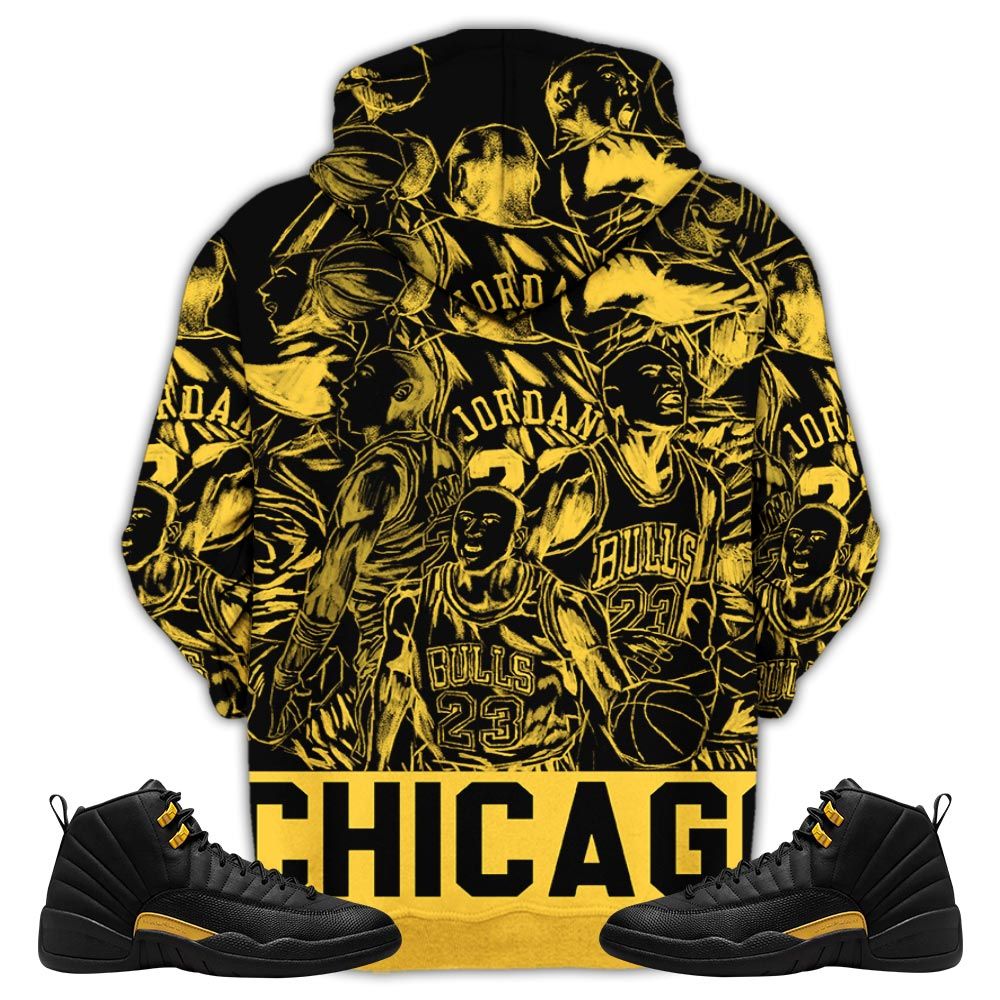 Chicago Superstar Sneaker Shirt Match Black University Black Taxi 12S, Jordan 12 Retro Black Taxi Hoodie Sweatshirt Tee All Over Print MKO Shirt Chicago Superstar Sneaker Shirt Match Black University Black Taxi 12S, Jordan 12 Retro Black Taxi Hoodie Sweatshirt Tee All Over Print MKO Shirt