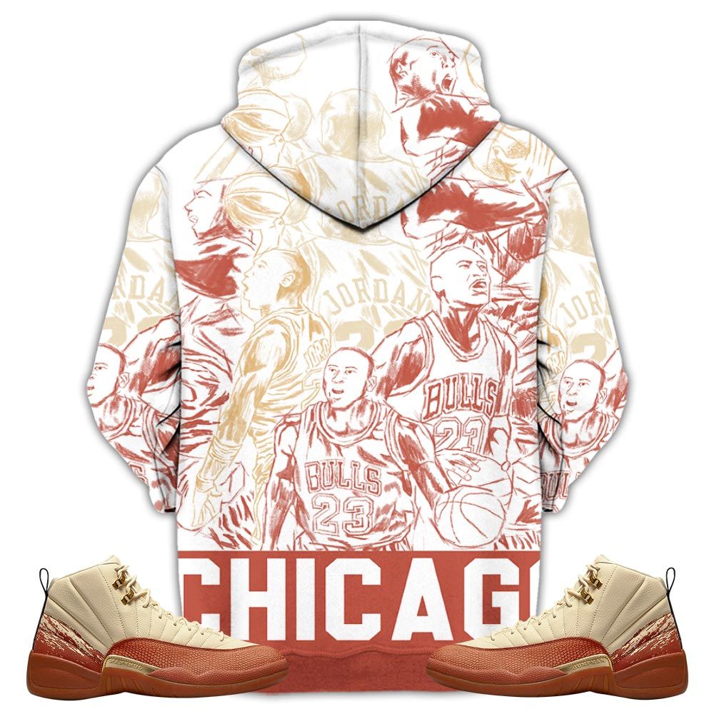 Chicago Superstar Sneaker Shirt Match Eastside Golf 12S, Jordan 12 Retro Eastside Golf Hoodie Sweatshirt Tee All Over Print MKO Shirt