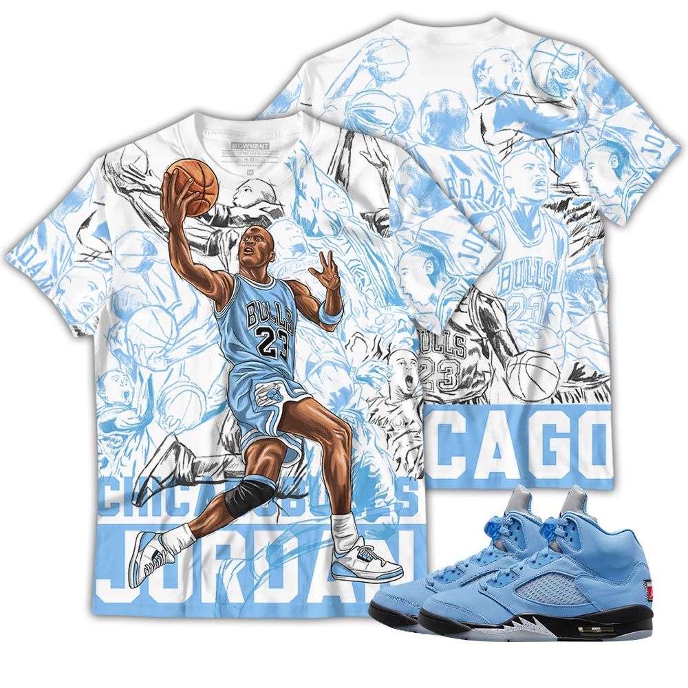Chicago Superstar Sneaker Shirt Match Retro University Blue 5S, Jordan 5 University Blue Hoodie Sweatshirt Tee All Over Print MKO Shirt Chicago Superstar Sneaker Shirt Match Retro University Blue 5S, Jordan 5 University Blue Hoodie Sweatshirt Tee All Over Print MKO Shirt