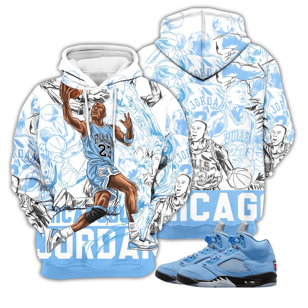 Chicago Superstar Sneaker Shirt Match Retro University Blue 5S, Jordan 5 University Blue Hoodie Sweatshirt Tee All Over Print MKO Shirt Chicago Superstar Sneaker Shirt Match Retro University Blue 5S, Jordan 5 University Blue Hoodie Sweatshirt Tee All Over Print MKO Shirt