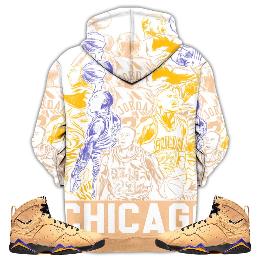 Chicago Superstar Sneaker Shirt Match Vachetta Tan 7S, Jordan 7 Se Afrobeats Hoodie Sweatshirt Tee All Over Print MKO Shirt