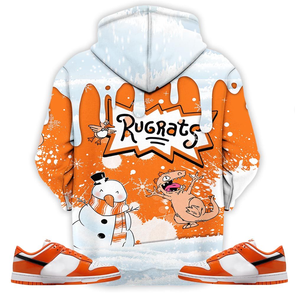 Christmas Rugrast 80S Sneaker Shirt Match Dunk Low Orange Black, Dunk Low Patent Halloween Hoodie Sweatshirt Tee All Over Print MKO Shirt