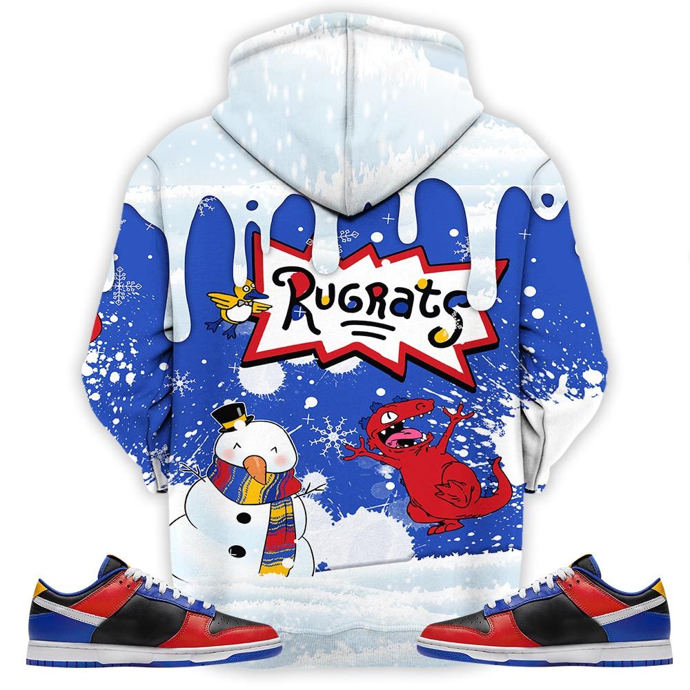 Christmas Rugrast 80S Sneaker Shirt Match Dunk Low Tsu, Dunk Low Tsu Tiger Hoodie Sweatshirt Tee All Over Print MKO Shirt