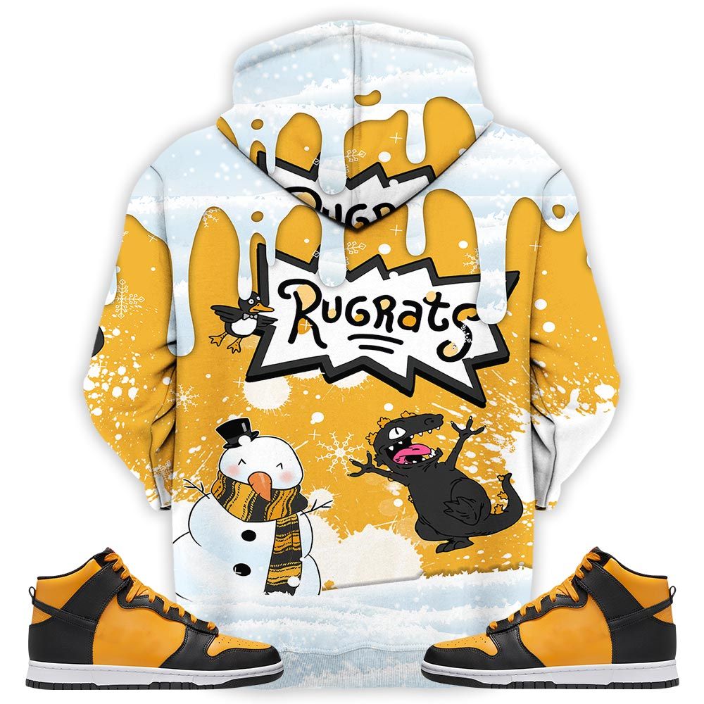 Christmas Rugrast 80S Sneaker Shirt Match Dunk Reverse Goldenrod, Dunk High Bruce Lee Hoodie Sweatshirt Tee All Over Print MKO Shirt