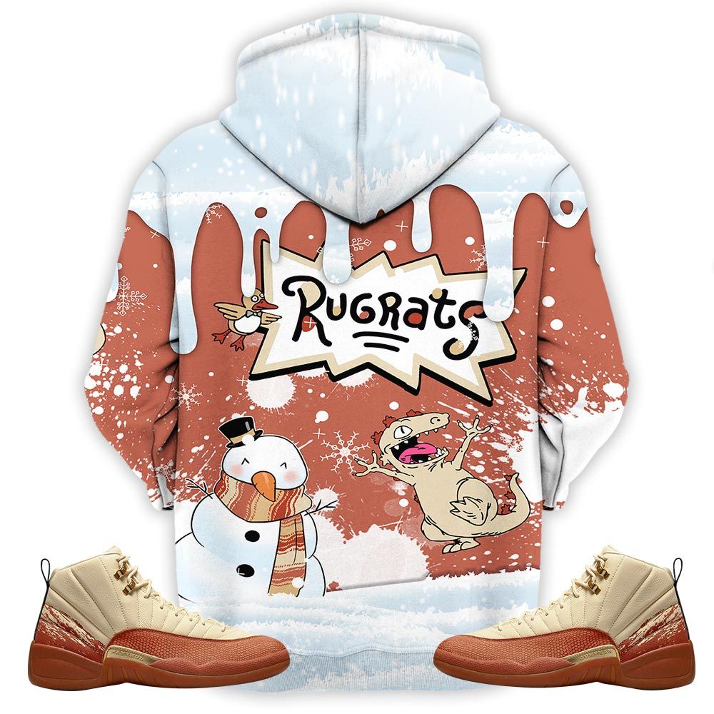 Christmas Rugrast 80S Sneaker Shirt Match Eastside Golf 12S, Jordan 12 Retro Eastside Golf Hoodie Sweatshirt Tee All Over Print MKO Shirt