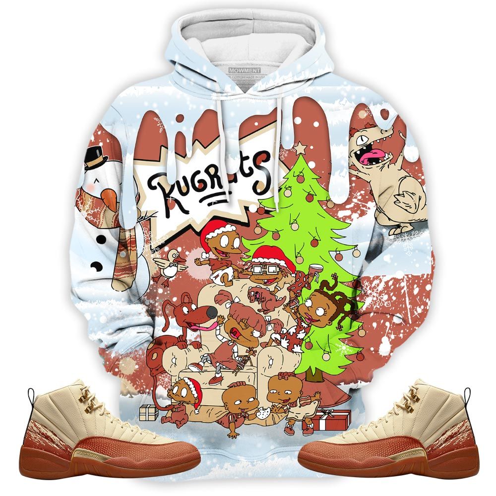 Christmas Rugrast 80S Sneaker Shirt Match Eastside Golf 12S, Jordan 12 Retro Eastside Golf Hoodie Sweatshirt Tee All Over Print MKO Shirt