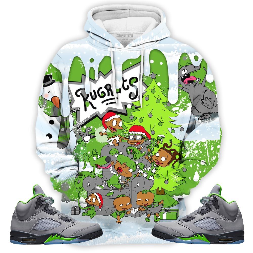 Christmas Rugrast 80S Sneaker Shirt Match Green Bean 5S, Jordan 5 Retro Green Bean Hoodie Sweatshirt Tee All Over Print MKO Shirt Christmas Rugrast 80S Sneaker Shirt Match Green Bean 5S, Jordan 5 Retro Green Bean Hoodie Sweatshirt Tee All Over Print MKO Shirt