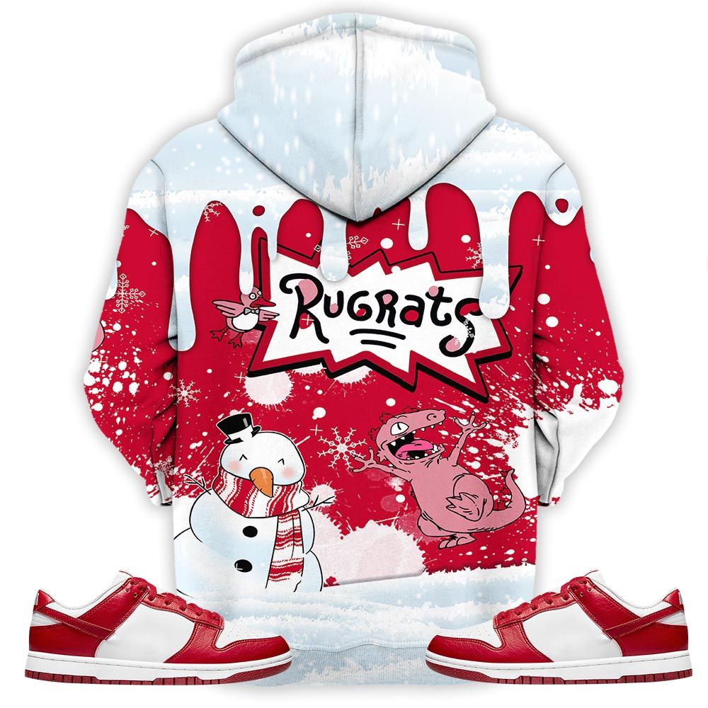 Christmas Rugrast 80S Sneaker Shirt Match Low Nature White Gym Red, Dunk Low Gym Red Hoodie Sweatshirt Tee All Over Print MKO Shirt