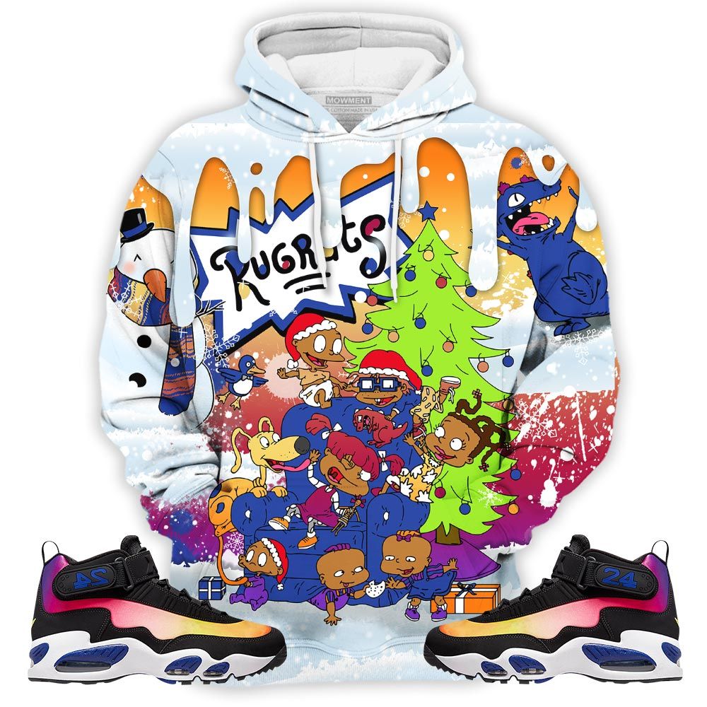 Christmas Rugrast 80S Sneaker Shirt Match Max 1 Los Angeles, Air Griffey Max 1 Los Angeles Hoodie Sweatshirt Tee All Over Print MKO Shirt