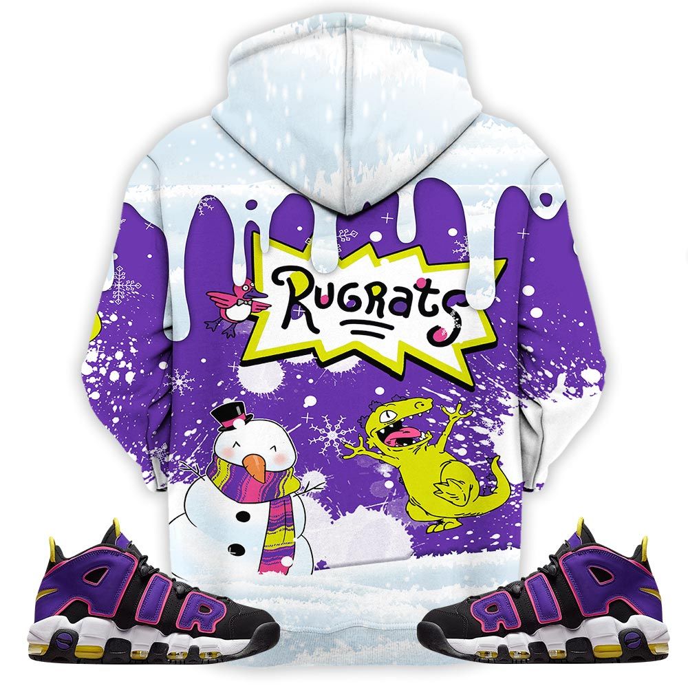 Christmas Rugrast 80S Sneaker Shirt Match Uptempo Black Multi Color, Air More Uptempo Black Court Purple Hoodie Sweatshirt Tee All Over Print MKO Shirt